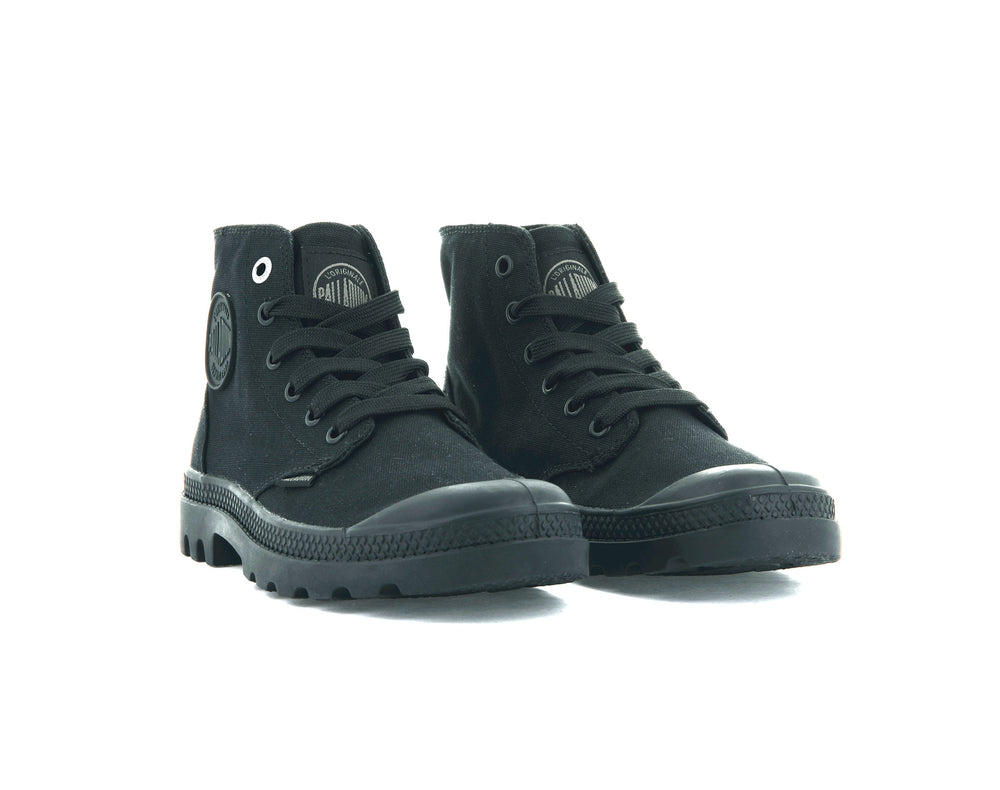 Zapatos Altas Palladium MONO CHROME Hombre Negras | Costa Rica-07652